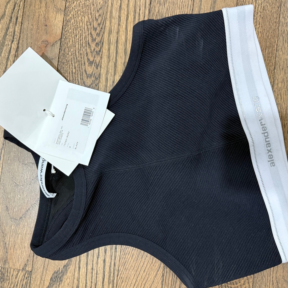 Alexander Wang Racerback reflective top